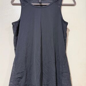 Victoria’s Secret Charcoal Gray Mesh Racerback Tank – Lightweight Activewear